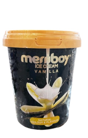 Merriboy Vanilla Ice cream  500ML Tub