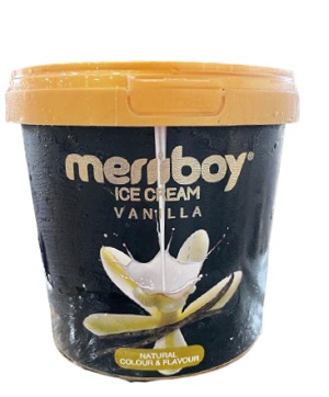 Merriboy Vanilla Ice cream  1000ML Tub