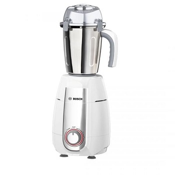 Bosch TrueMixx Style Mixer Grinder 750 Watt - MGM6642WIN, White