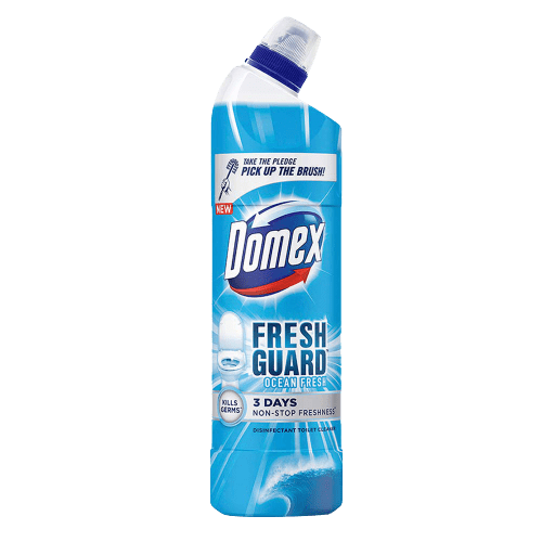 Domex Fresh Guard Ocean Fresh Disinfectant Toilet Cleaner, 750 ml