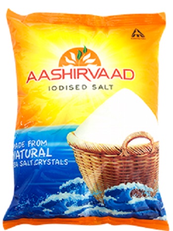 Aashirvaad Iodized Salt 1kg