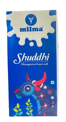 Milma Shuddhi Toned Milk 1Lt