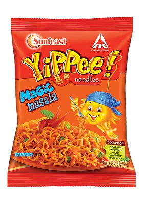 Sunfeast Yippee Magic Masala Noodles, 60 g Pouch