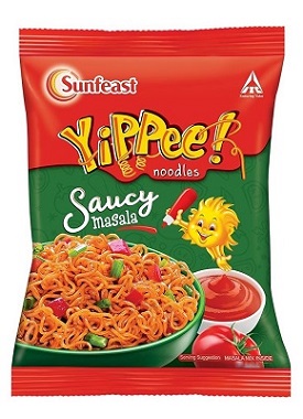 Sunfeast Yippee Magic Masala Noodles, 60 g Pouch