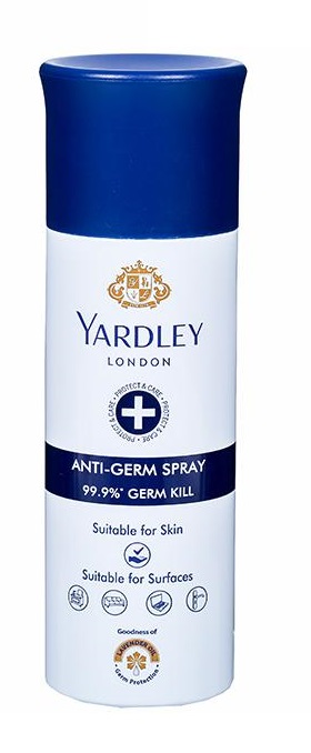 Yardley London Anti Germ Spray 200 ml / 144 g