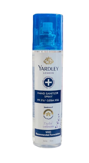 Yardley English Lavender Hand Sanitizer Spray 140ml