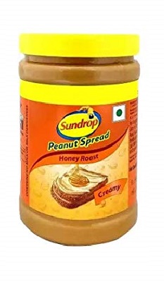 Sundrop Peanut Spread Honey Roast Creamy, 462g