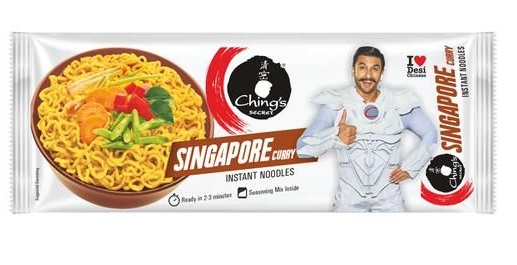 Chings Secret Singapore Curry Instant Noodles, 240 g