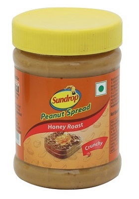 Sundrop Peanut Butter- Honey Roast Crunchy, 200 g Bottle