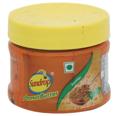 Sundrop Peanut Butter- Crunchy, 100 g Bottle