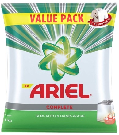 Ariel Complete Detergent Washing Powder- 4Kg Value Pack