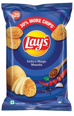 Lay's Potato Chips - India's Magic Masala, 52g