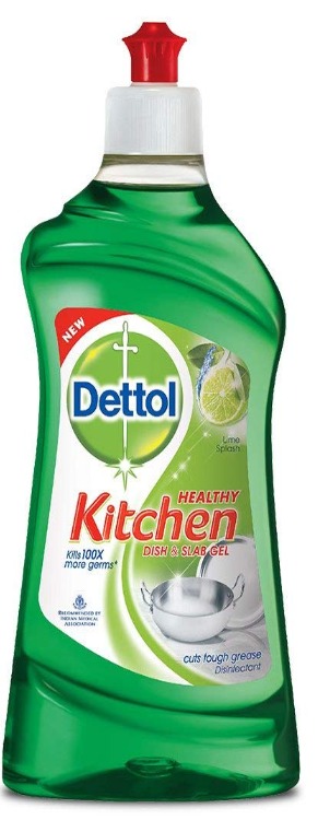 Dettol Kitchen Dish and Slab Gel - 400 ml (Lime Splash)