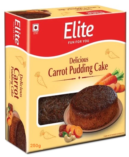 Elite Carrot Pudding Cake 250g