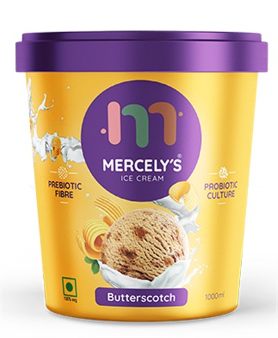 Mercelys Ice cream  Butterscotch 1L