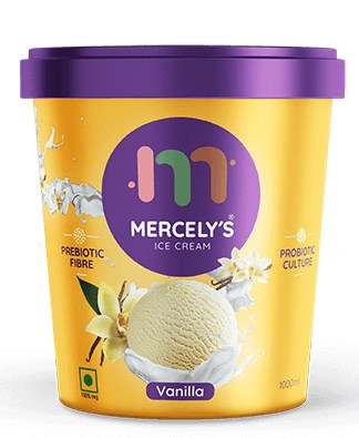 Mercelys Ice cream  Vanila tub  1L