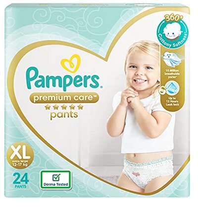 Pampers Premium Care Pants Diapers, XL 24 Pants