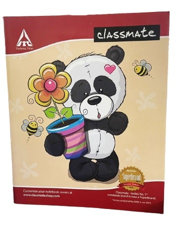 Classmate Exercise Book (Unruled) 172 Pages soft cover