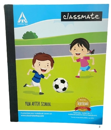 Classmate Exercise Book (Unruled) 172 Pages hard cover